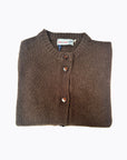 CARDIGAN COL ROND 7 BOUTONS -CHOCO