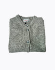 CARDIGAN COL ROND 7 BOUTONS -GRIS CLAIR