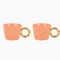Set de 2 tasses matins calins peach