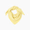 FOULARD TRIANGLE UNI - JAUNE PASTEL