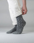 CHAUSSETTES LEOPARD - GRIS