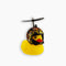 Sonnette Canard - Casque Flammes