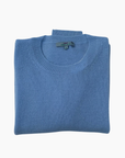 PULL COL ROND CACHEMIRE - LIGHT BLUE